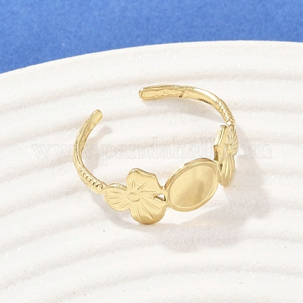 Компоненты манжетного кольца из нержавеющей стали 304 RJEW-D332-10G-1