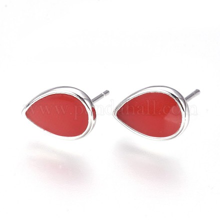 Accessoires de clous d'oreilles en laiton KK-P153-21P-03-NF-1