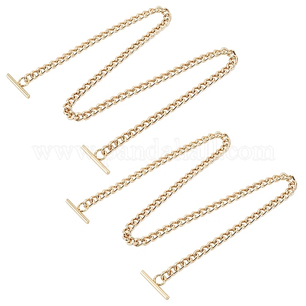 WADORN 2pcs Flat Purse Chain Strap FIND-WH0071-34B-LG-1
