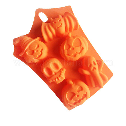 Moldes de silicona con tema de halloween SOAP-PW0001-128-1
