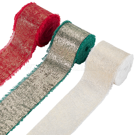 3 рулон 3 стилей односторонней полиэстеровой ленты для горячего тиснения с потертостями OCOR-CP0001-12B-1