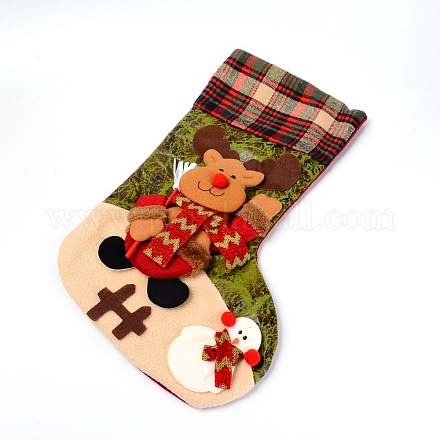 Sacs-cadeaux de chaussettes de noël HJEW-SZC0003-01B-1