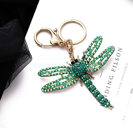 Portachiavi in lega con strass&nbsp;PW-WGB9AB5-01-1