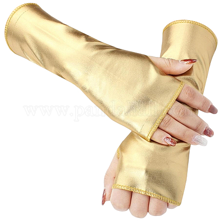 Перчатки без пальцев из искусственной кожи AJEW-WH20018-116D-1