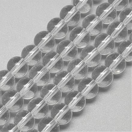 Chapelets de perles en verre GR18mm01Y-1