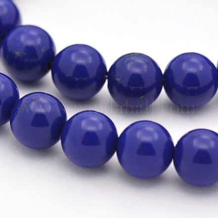 Synthesis Natural Lapis Lazuli Round Bead Strands G-L281-4mm-07-1