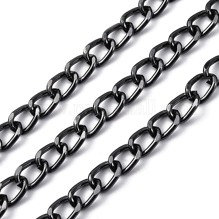 Оксидированные алюминиевые кубинские звенья цепи CHA-S002-03B-1