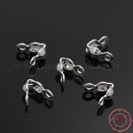 925 Sterling Silver Bead Tips STER-E040-03A-1