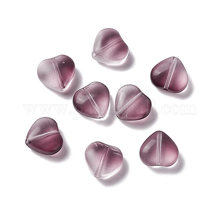 Galvanoplastie perle de verre dépoli EGLA-H102-08B-1