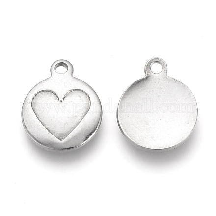 201 Stainless Steel Charms STAS-Q202-VC048-2-1