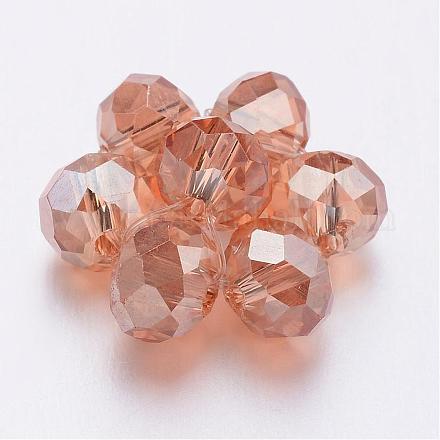 Glass Cluster Beads GLAA-6MM-06-1