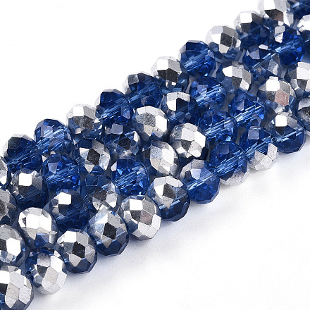 Гальванизируйте прозрачное стекло бисер нитей EGLA-A034-T6mm-M03-1