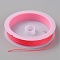 10M Polyester Round Thread, for Craft Tassel Making, Cerise, 9-Ply, 0.3mm, about 10.94 Yards(10m)/Roll