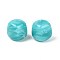 Opaque Acrylic Beads, Square, Dark Cyan, 17x16x16mm, Hole: 2.7mm