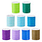 Waxed Polyester Cord, Twisted Cord, Mixed Color, 1mm, about 11m/roll, 9 colors, 1roll/color, 9rolls