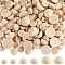 200Pcs Unfinished Natural Wood Cabochons, Undyed, Half Round/Dome, Old Lace, 12~19x6~10mm, 3 style