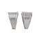 Tarnish Resistant 304 Stainless Steel Snap on Bails, Stainless Steel Color, 11x8x7mm