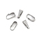 Tarnish Resistant 304 Stainless Steel Snap On Bails, Stainless Steel Color, 6x2x3mm, Hole: 5x2mm