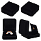 FINGERINSPIRE 4 Pcs Velvet Badge Display Box 2.75x2.63x1.16
