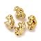 CCB Plastic Beads, Spiral Shell, Golden, 22x15mm, Hole: 3mm