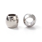 Tarnish Resistant 304 Stainless Steel Beads, Barrel, Large Hole Beads, Stainless Steel Color, 11x9.5mm, Hole: 6mm