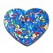Acrylic Pendants, Heart, 30x34.5x2mm, Hole: 2mm