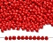 MIYUKI 3.4mm Drop Beads, Japanese Seed Beads, Opaque Colours, (DP408) Opaque Red, 3.4x3mm, Hole: 0.65mm, about 180pcs/10g