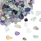 Natural Fluorite Chip Beads, No Hole/Undrilled, 5~10.5x5~7x2~4mm