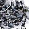 DIY Lampwork Beads & Glass Seed Beds Jewelry Making Findings Kits, Mixed Shapes, Black, 2~12.5x3~10.5mm, Hole: 0.9~2mm