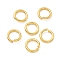 Brass Open Jump Rings, Round, Long-Lasting Plated, Lead Free & Cadmium Free, Rack Plating, Real 24K Gold Plated, 12 Gauge, 13x2mm, Hole: 9mm