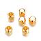Brass Spacer Beads, Cube, Golden, 3x3mm, Hole: 2mm