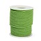 Nylon Threads, Milan Cords/Twisted Cords, Lawn Green, 3mm, about 21.87 yards(20m)/roll