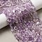 Natural Amethyst Beads Strands, Nuggets, Tumbled Stone, 8~13.5x8~10.5x4.5~8mm, Hole: 0.9mm, about 38~39pcs/strand, 14.96''(38cm)~15.59''(39.6cm)