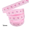 Easter Theme Polyester Grosgrain Ribbons, Printed Rabbit Pattern, Pink, 5/8 inch(16mm), 10 yards/roll