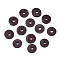 Handmade Polymer Clay Beads, for DIY Jewelry Crafts Supplies, Disc/Flat Round, Heishi Beads, Saddle Brown, 6x1mm, Hole: 1.5mm, about 10000pcs/bag