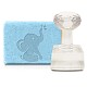 CRASPIRE Elephant Soap Stamp Handmade Acrylic Soap Stamp Animal Embossing Stamp Soap Chapter Imprint Stamp for Handmade Soap Cookie Clay Pottery DIY Shower Gift DIY-WH0350-120-1