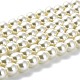 Chapelets de perles en verre nacré HY-XCP0004-01-8mm-1