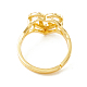 Verstellbare Ringe aus echtem 18 Karat vergoldetem Messing RJEW-M139-18Y-3