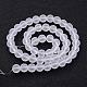 Chapelets de perles en verre mate GLAA-G016-10mm-01-2