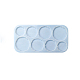 Нестандартные круглые Молды для подставок из пищевого силикона своими руками SIMO-PW0014-19-2