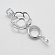 925 Sterling Silver Cage Pendants STER-I012-029P-3