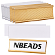 NBEADS 6 Sets Aluminum Desk Name Plate Holder ODIS-NB0001-23-1