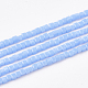 Opaque Color Glass Beads Strands GLAA-S178-09F-1
