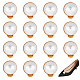 Ahandmaker 16 clip per scarpe con perle AJEW-PH0004-47-2