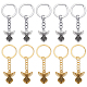 60шт брелок из двухцветного сплава KEYC-PH01557-1