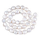 Fili di perle keshi naturali barocche PEAR-S018-07A-3