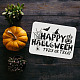 FINGERINSPIRE Happy Halloween Wicked Stencil DIY-WH0202-324-3