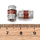 Латунные винтовые застежки с микропаве и кубическим цирконием KK-Z078-41P-3