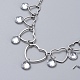 304 Stainless Steel Necklaces NJEW-JN02685-03-3