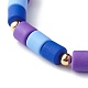 Handgemachte Polymer-Ton-Perlen-Stretch-Armbänder-Sets BJEW-JB06424-01-8